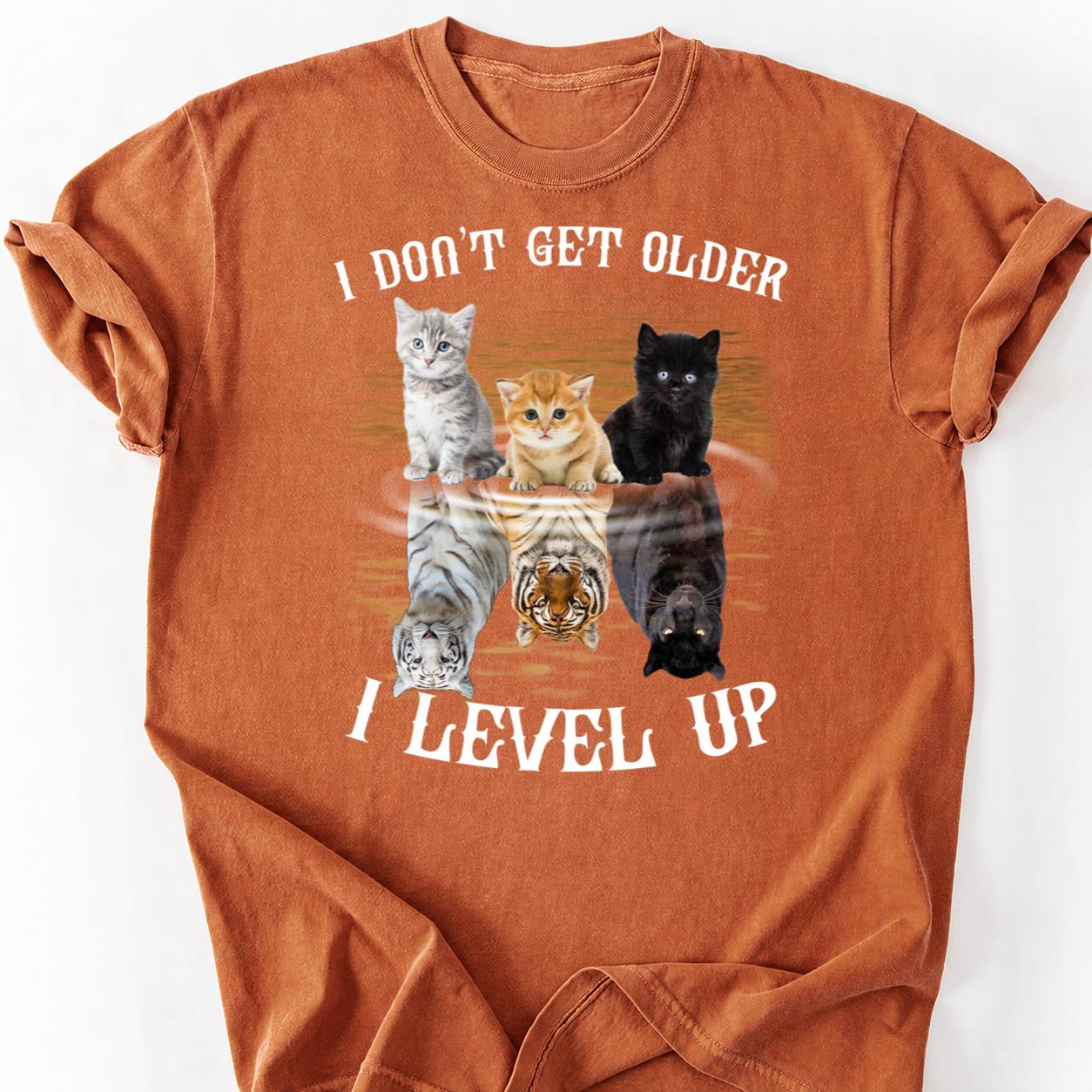 Tiny Cat Big Tiger Energy Tee
