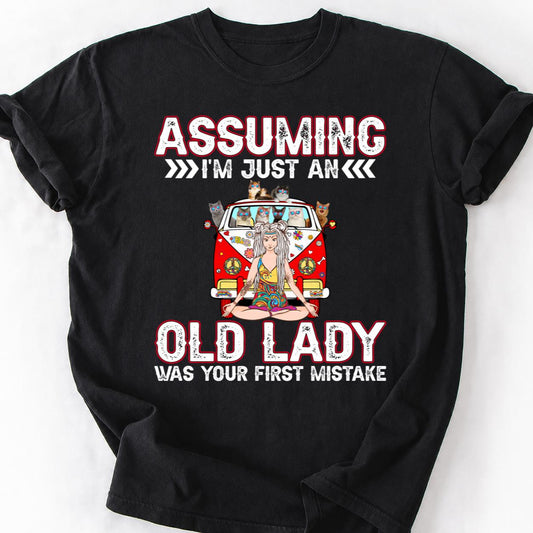 Assuming Im Just An Old Lady Cat Tee