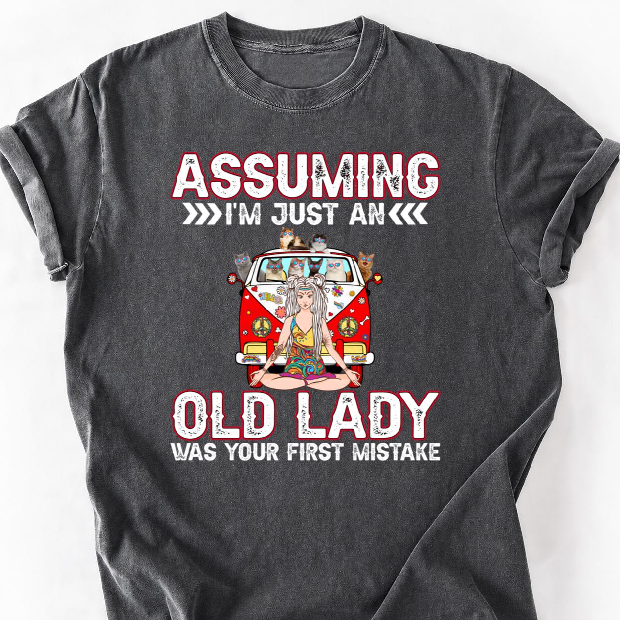 Assuming Im Just An Old Lady Cat Tee