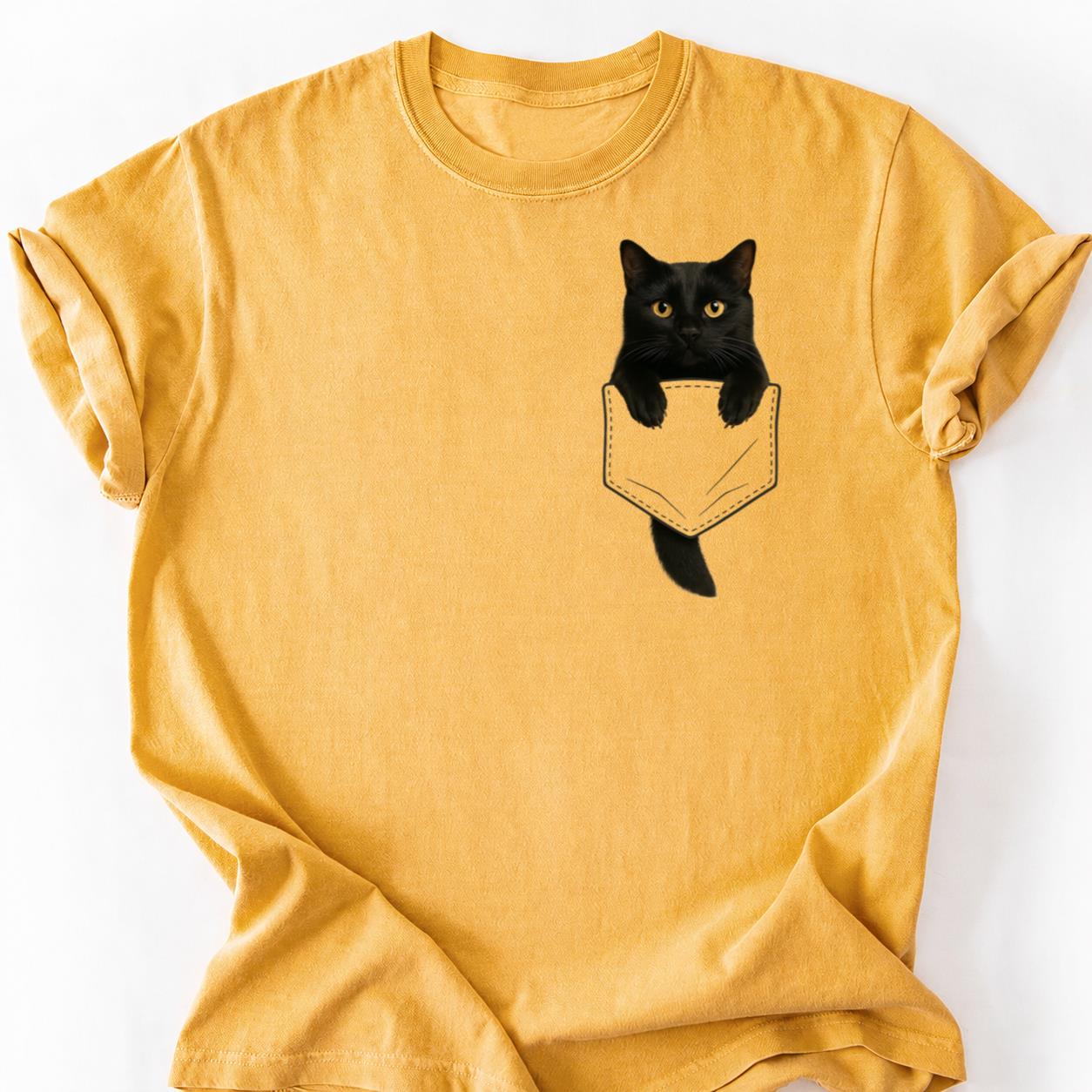 Black Cat - Plot Twist Im The Pet Pocket Shirt