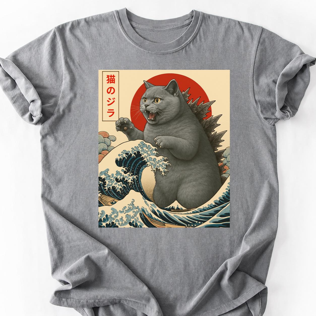 British Shorthair Catzilla Wave Tee