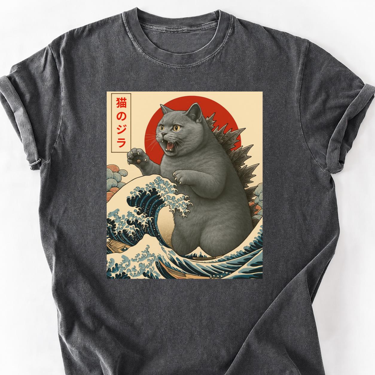 British Shorthair Catzilla Wave Tee