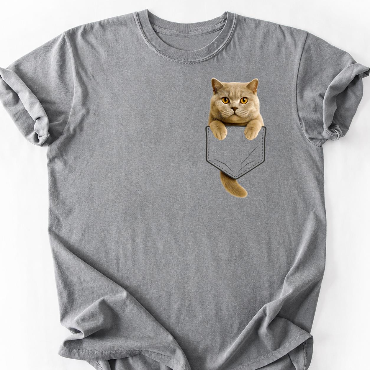 British Shorthair - Feline Fine Pocket Shirt