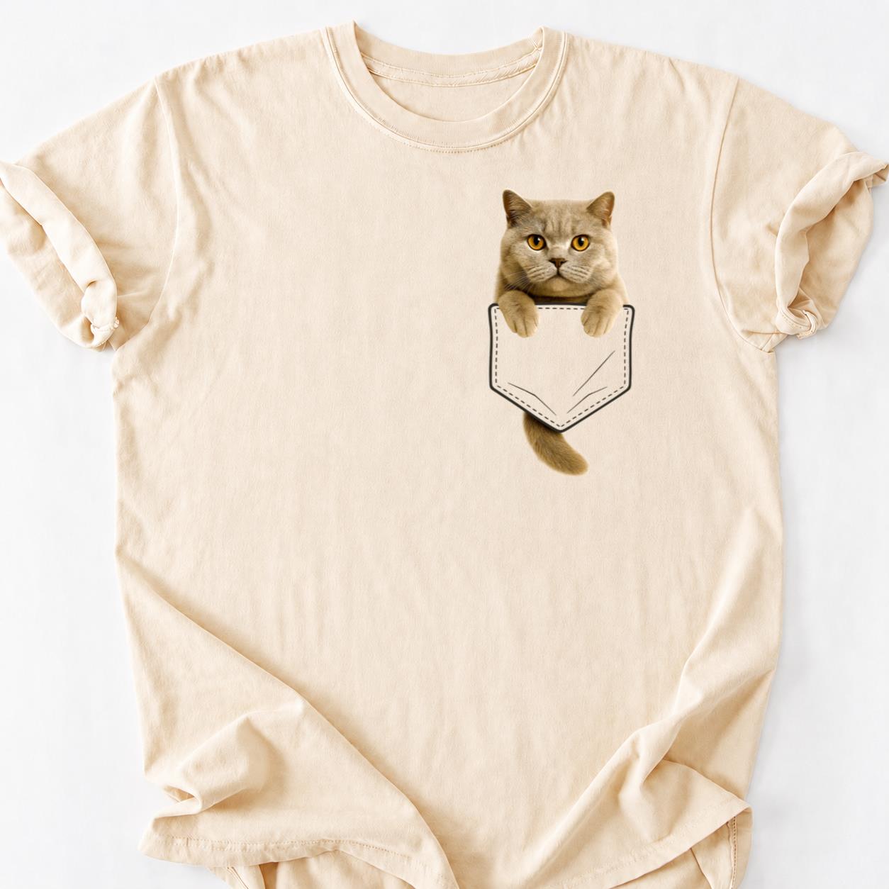 British Shorthair - Feline Fine Pocket Shirt
