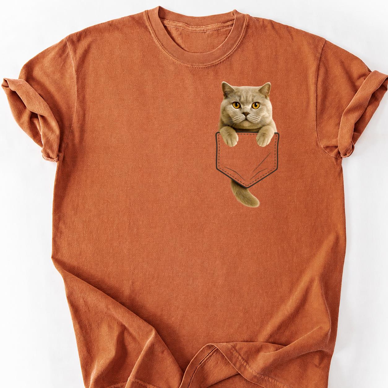British Shorthair - Feline Fine Pocket Shirt