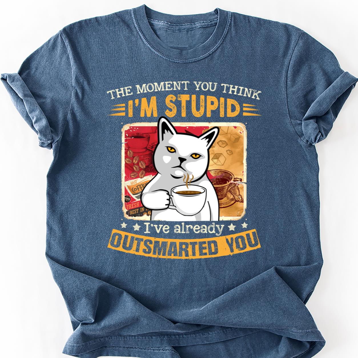 Cat Already Knew Moment You Think Tee