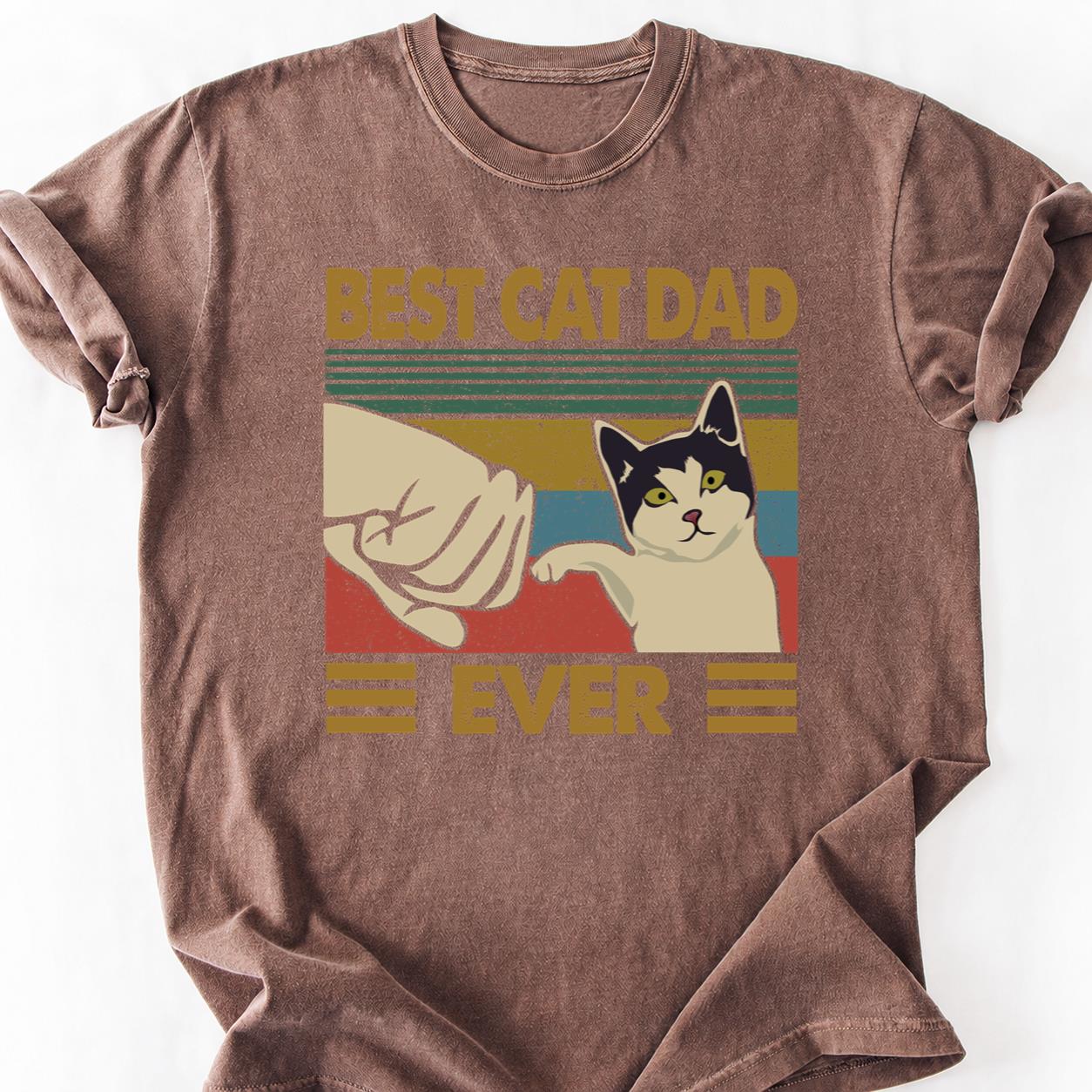 Cat Dad Dictionary Fist Bump Tee