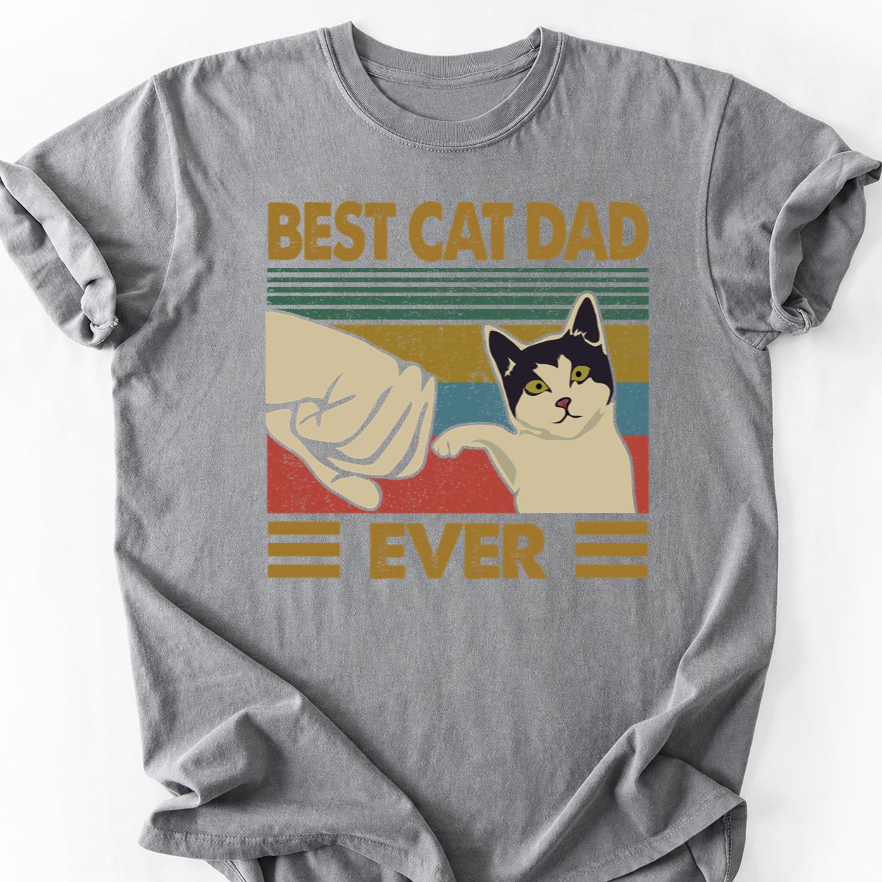 Cat Dad Dictionary Fist Bump Tee