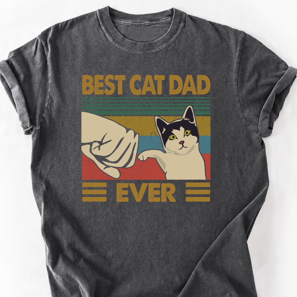 Cat Dad Dictionary Fist Bump Tee