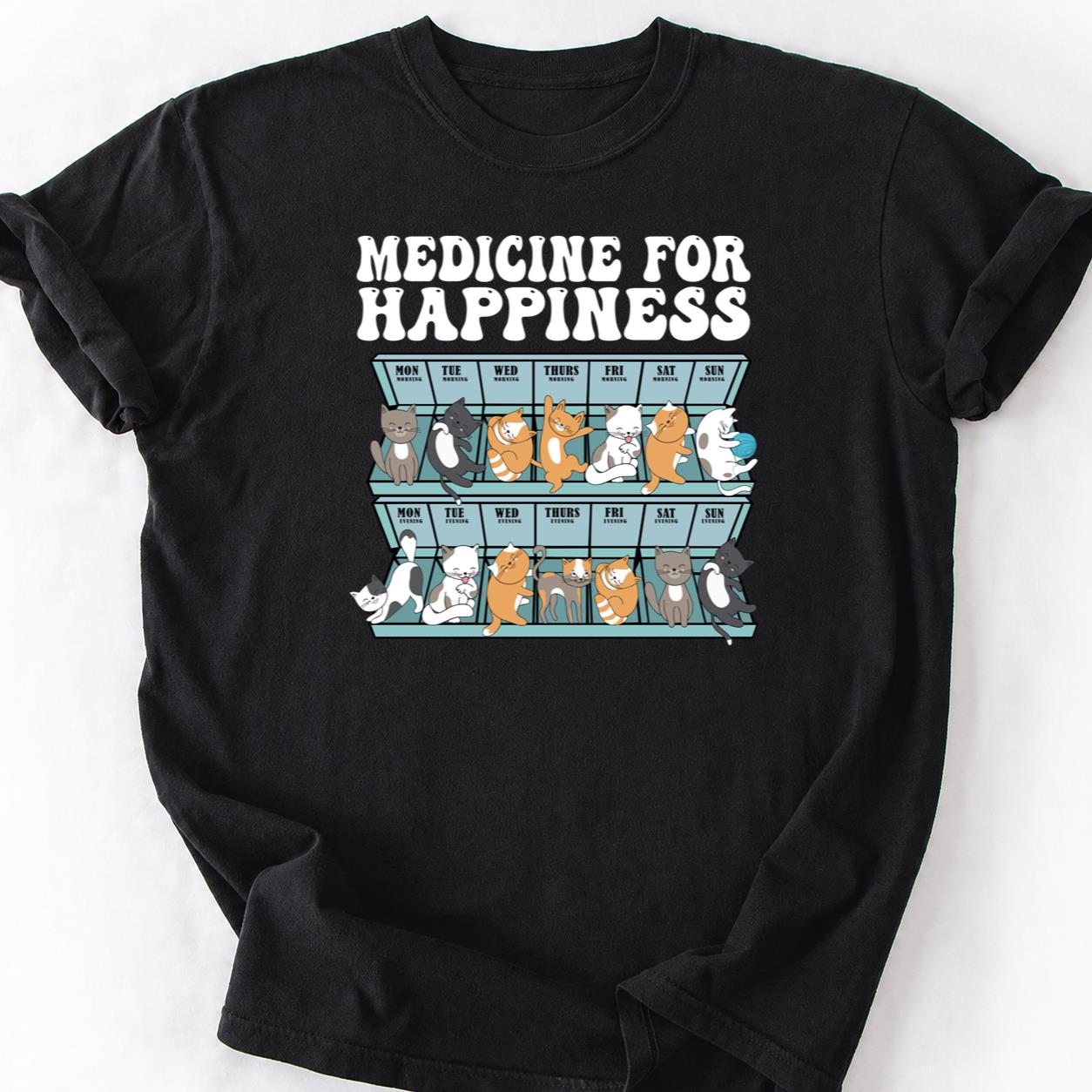 Cat Daily Schedule Morning Evening Tee