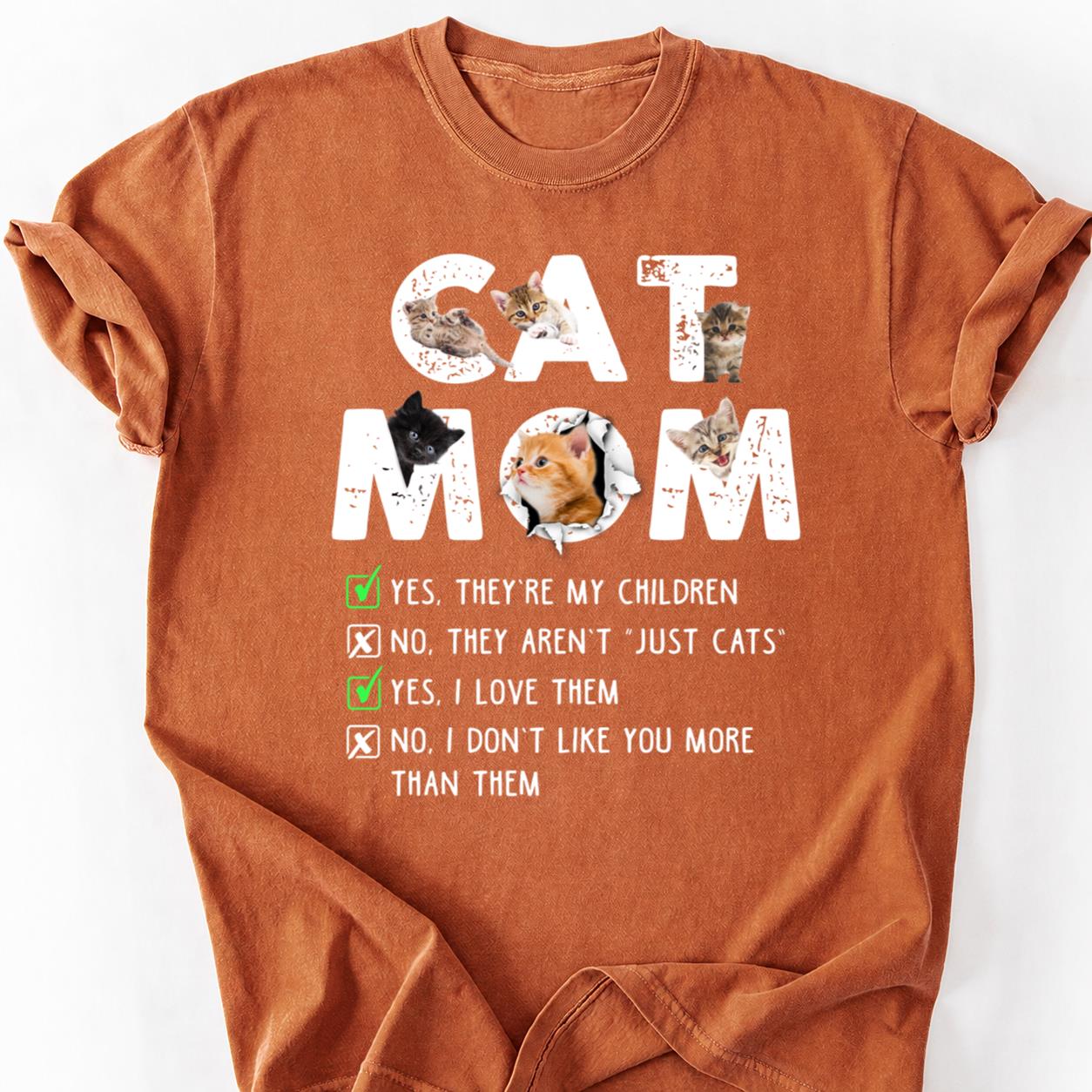 Cat Mom Yes They Are My Children Tee