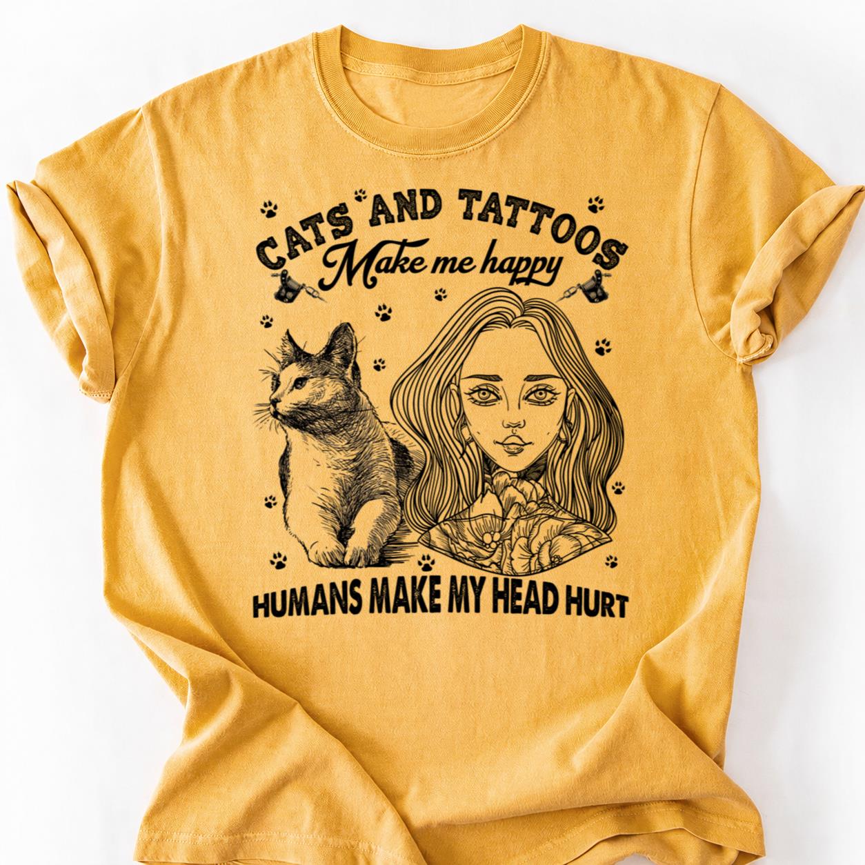 Cat People Are Tattooed Different Tee