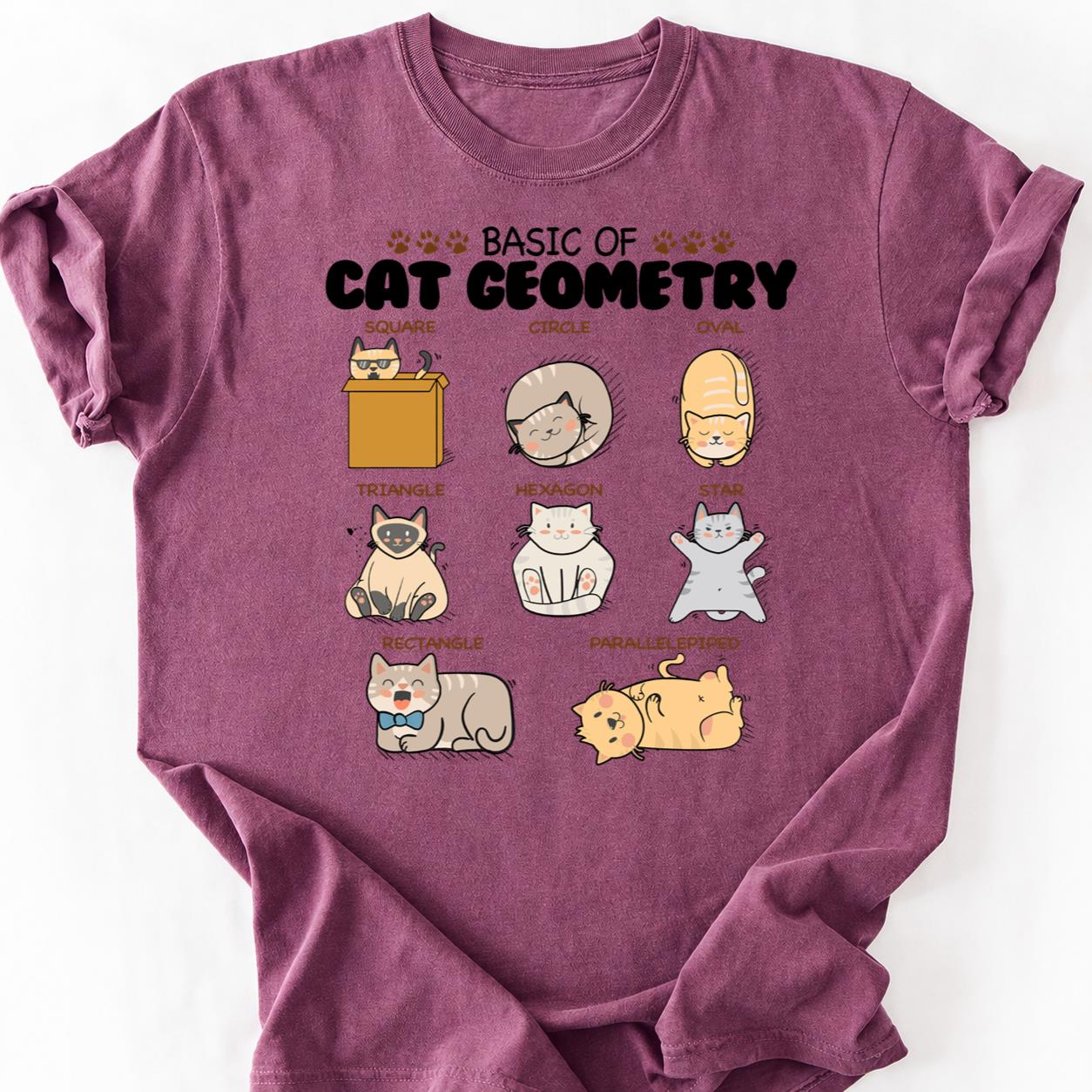 Cats Are Just Liquid Geometry Tee