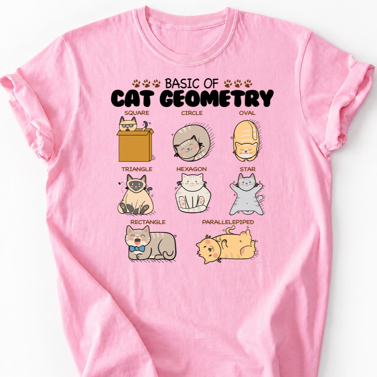 Cats Are Just Liquid Geometry Tee