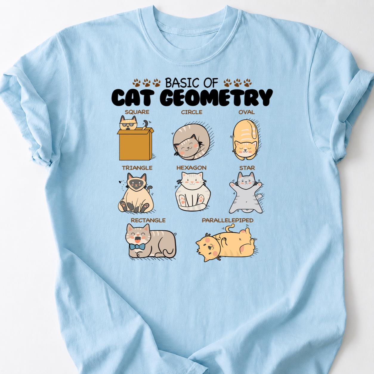 Cats Are Just Liquid Geometry Tee