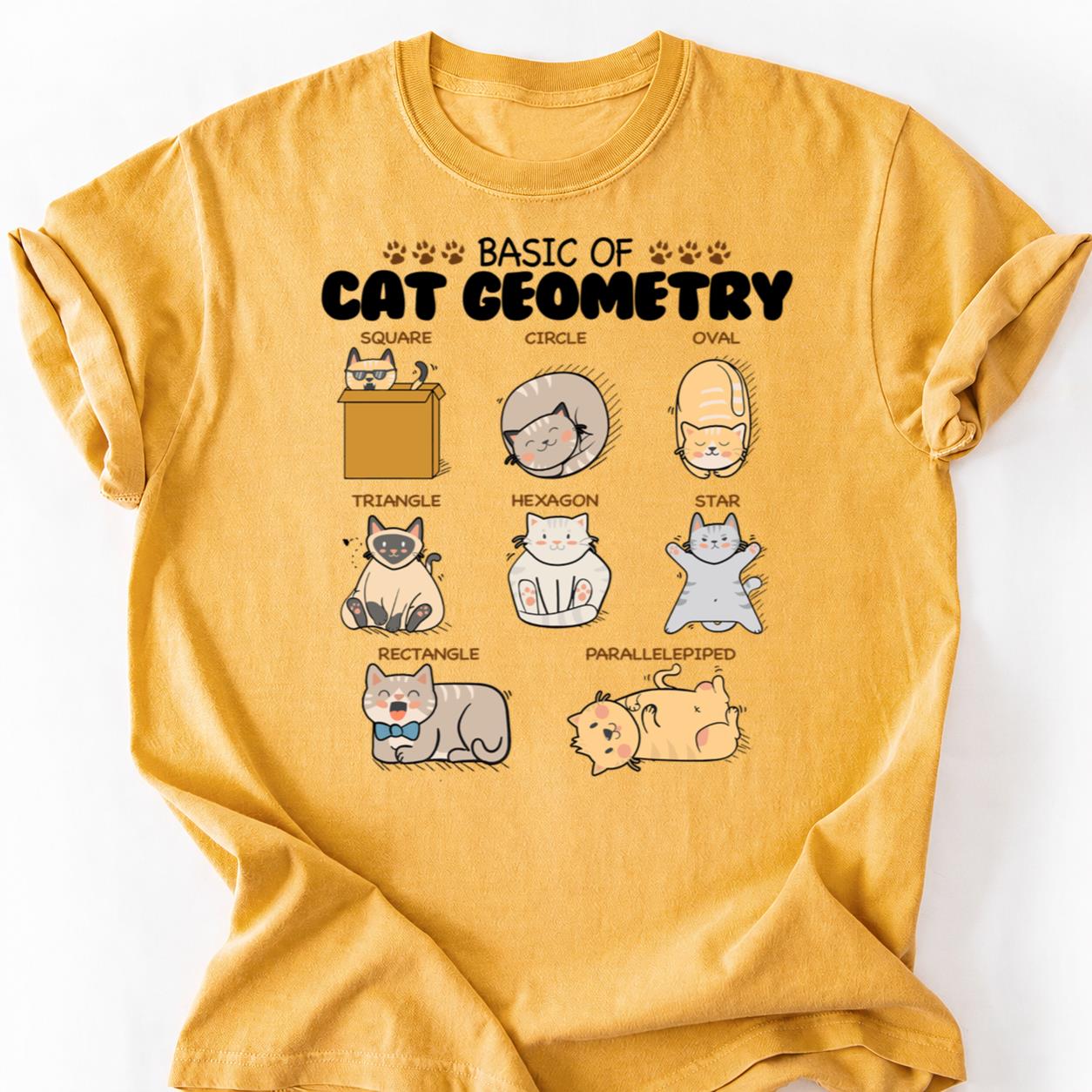 Cats Are Just Liquid Geometry Tee