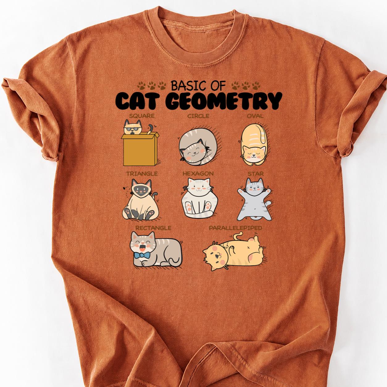 Cats Are Just Liquid Geometry Tee