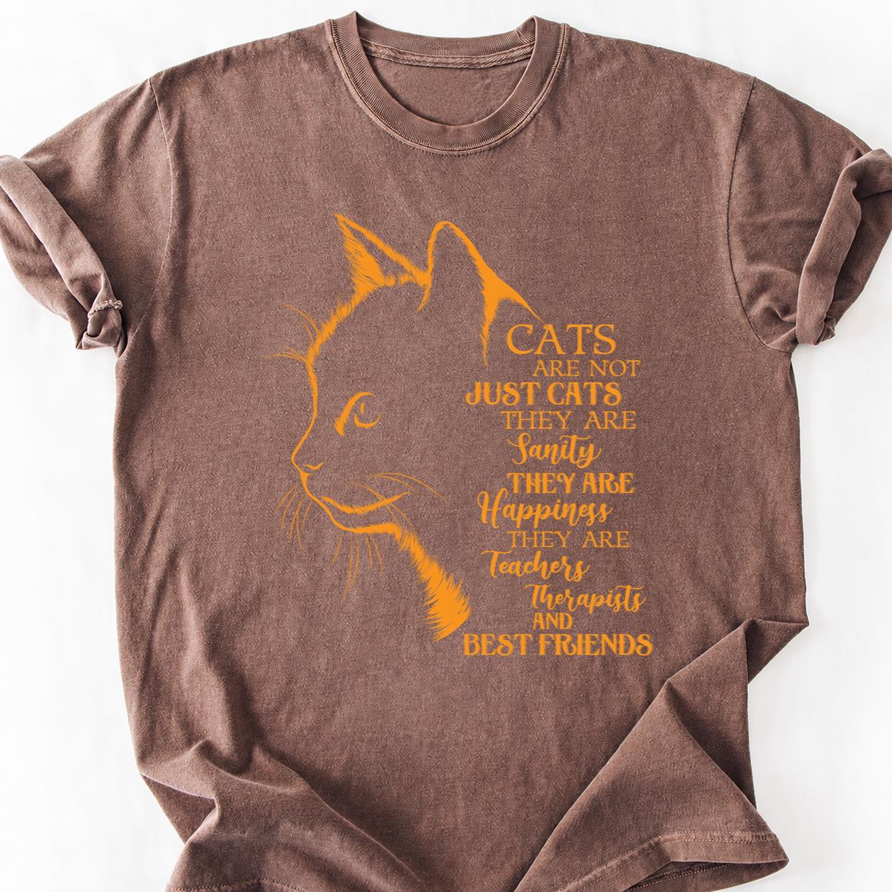 Cats Are Sanity Happiness Best Friends Tee
