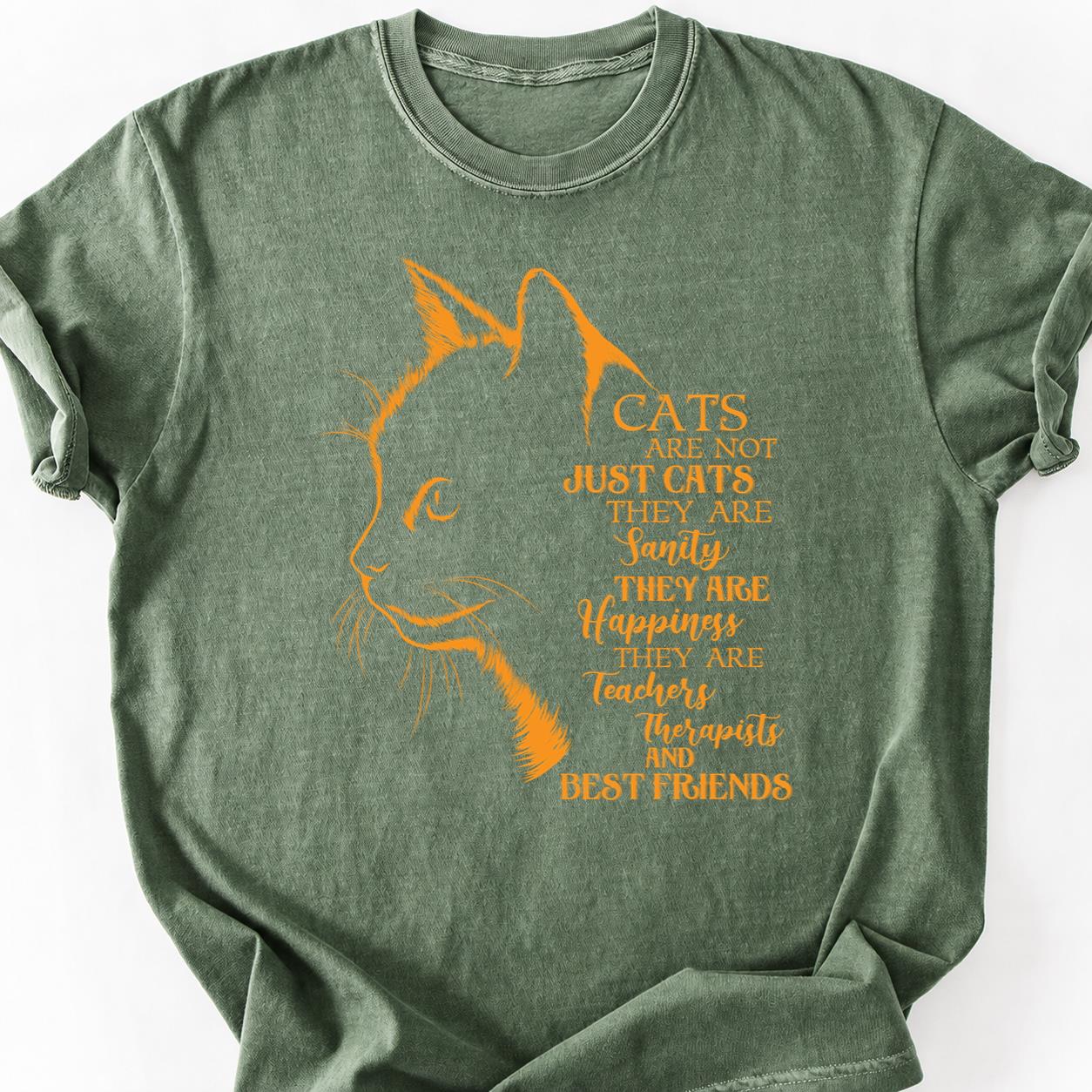 Cats Are Sanity Happiness Best Friends Tee