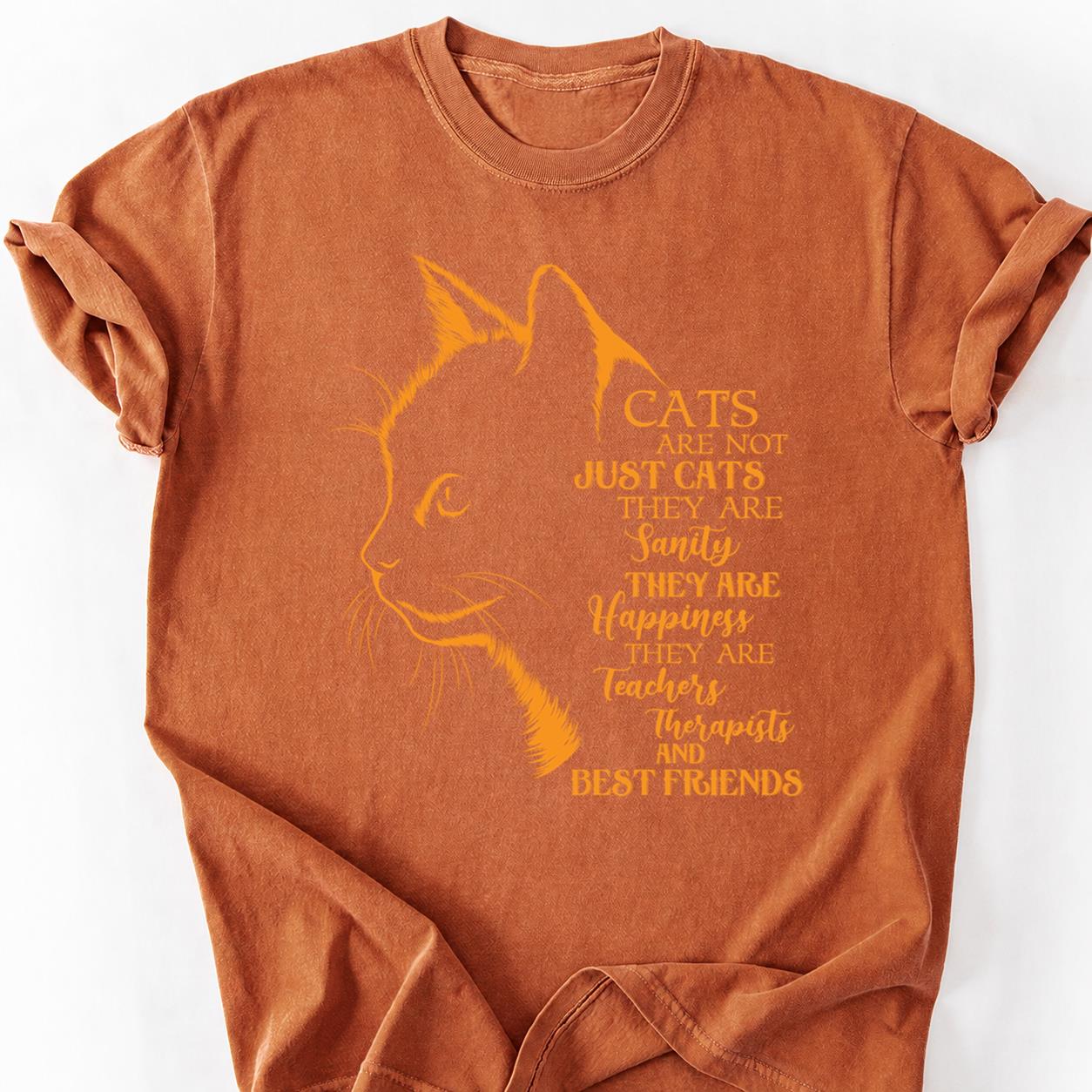 Cats Are Sanity Happiness Best Friends Tee