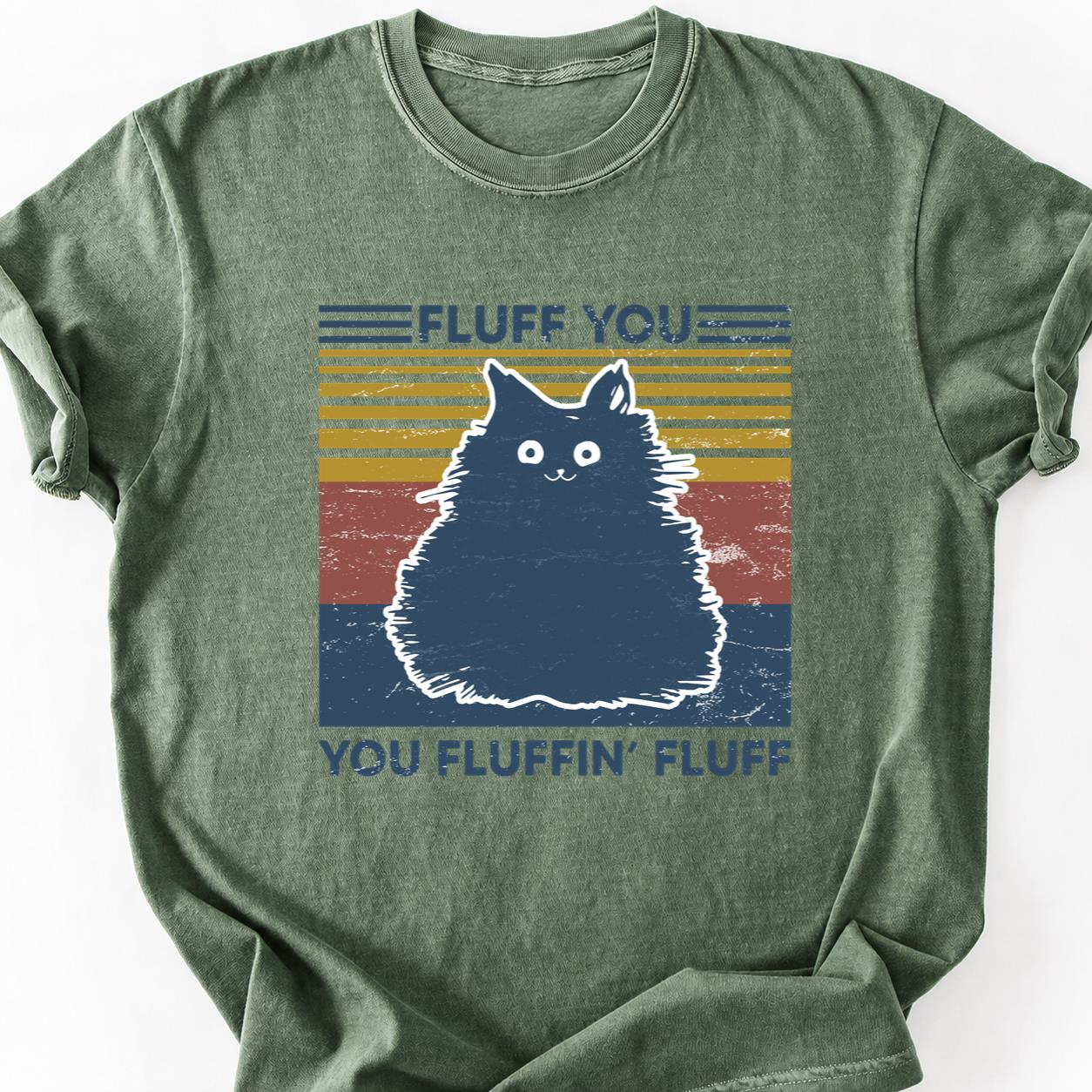 Fluff You Dark Fluffy Vintage Tee