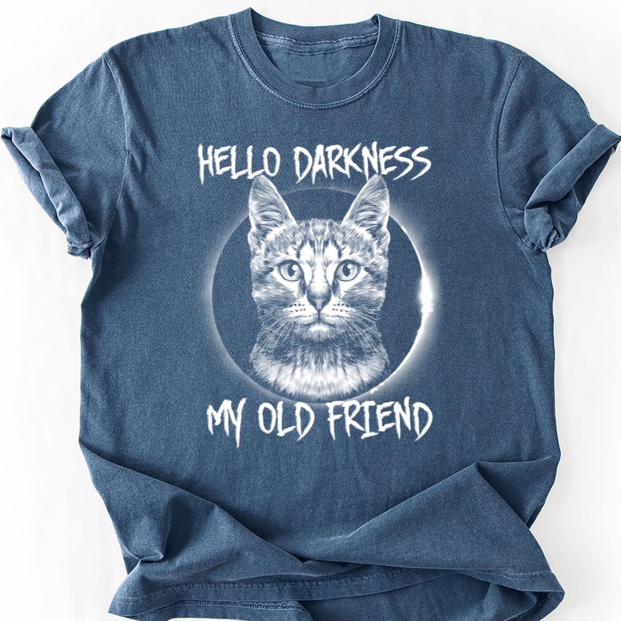 Hello Darkness My Old Friend Cat Tee