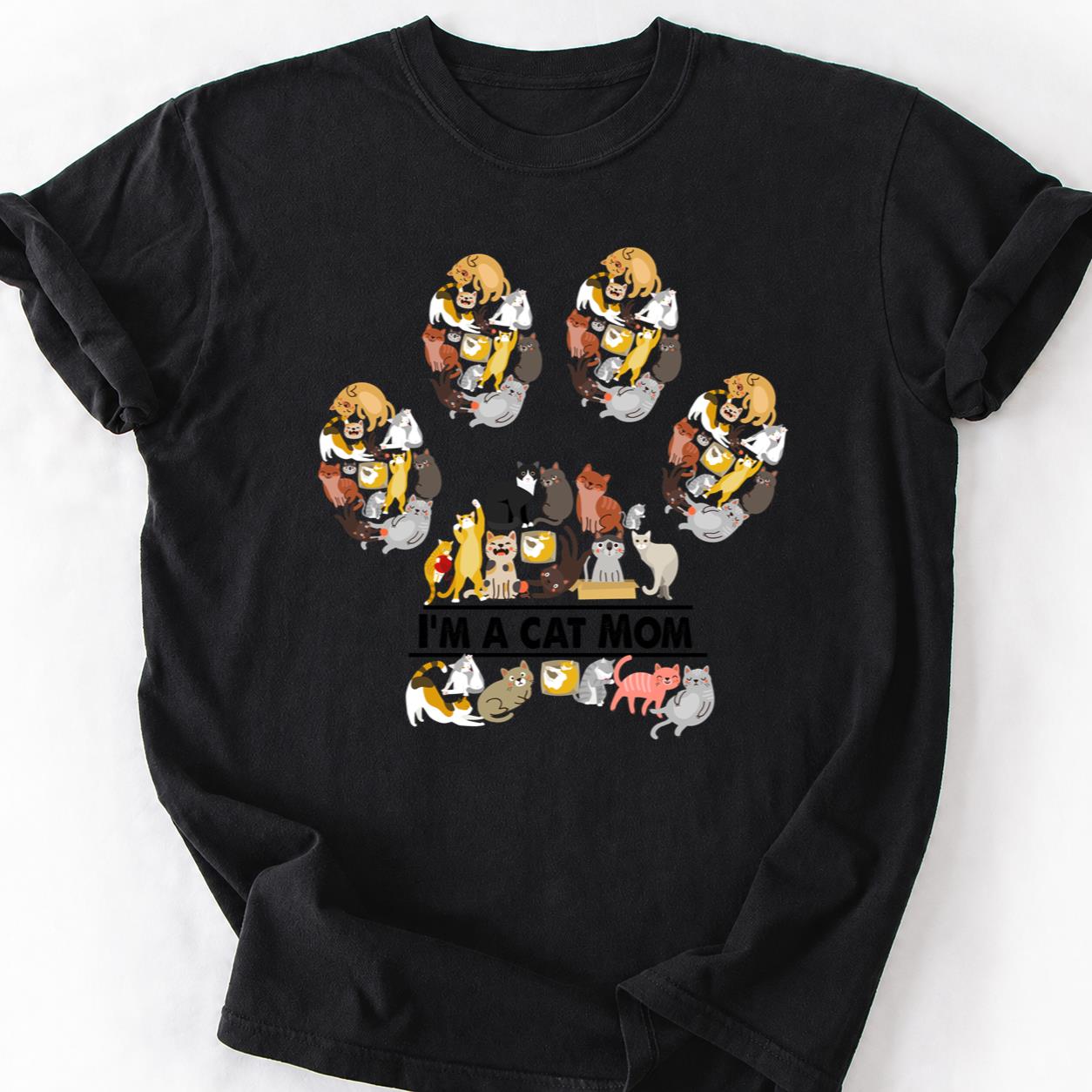 Im A Cat Person Paw Print Tee