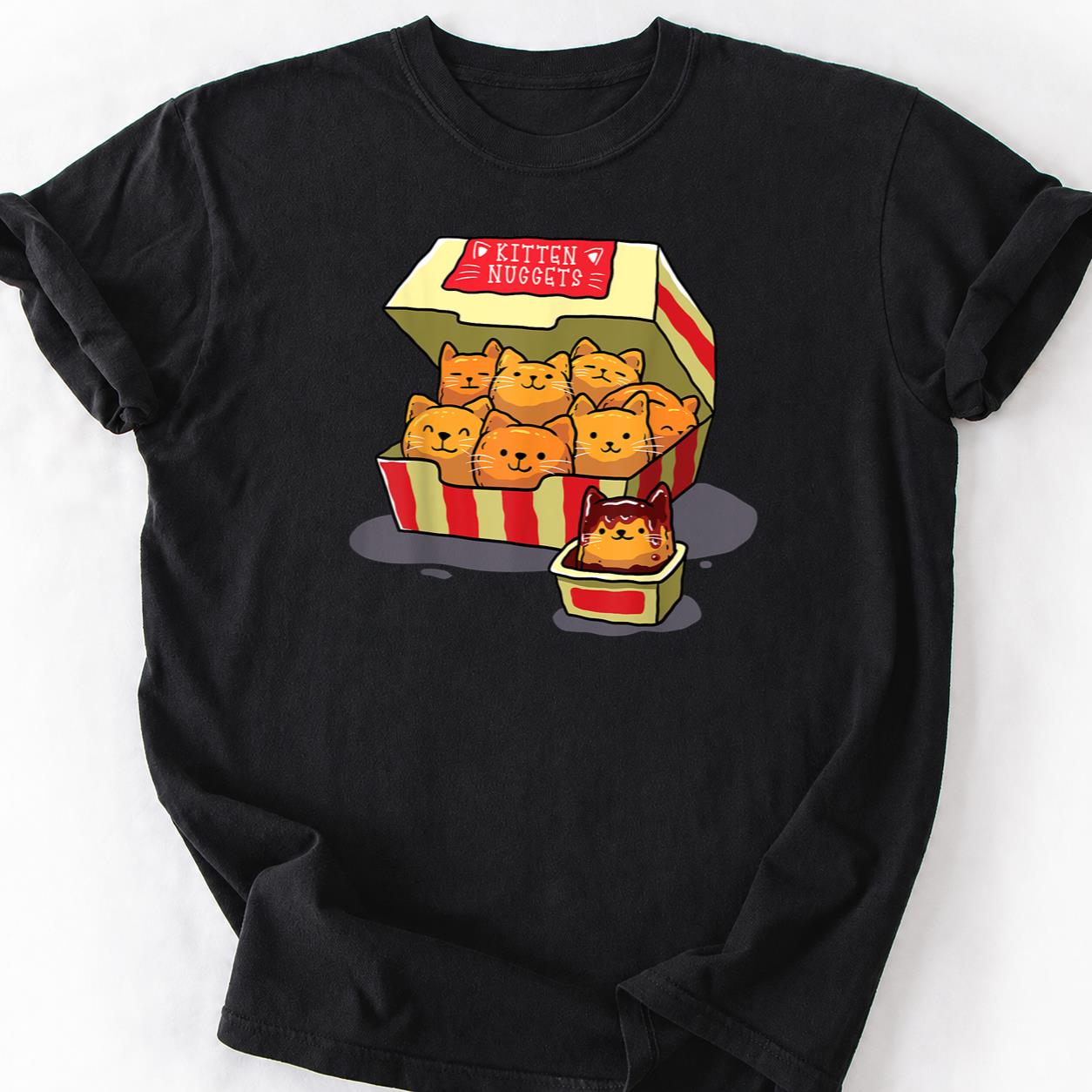 Kitten Nuggets Fast Food Parody Tee