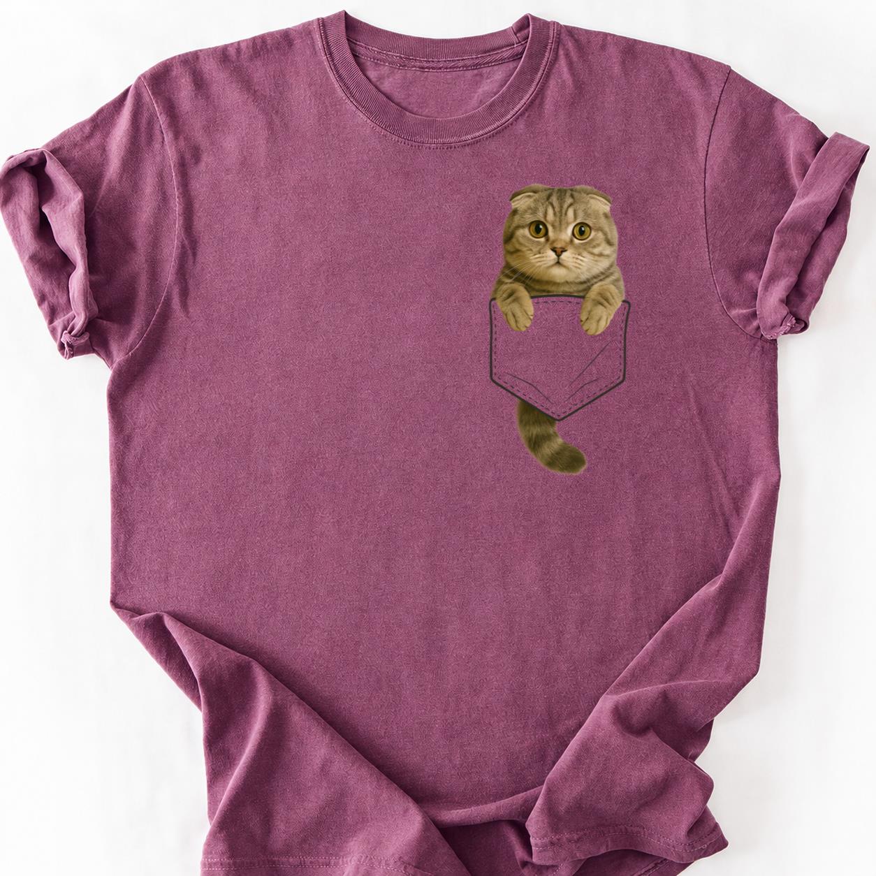 Scottish Fold - I Speak Cat Pocket Shirt