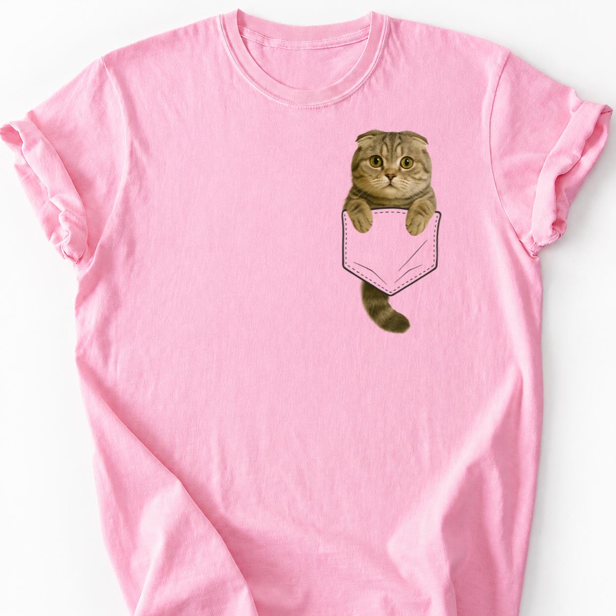 Scottish Fold - I Speak Cat Pocket Shirt