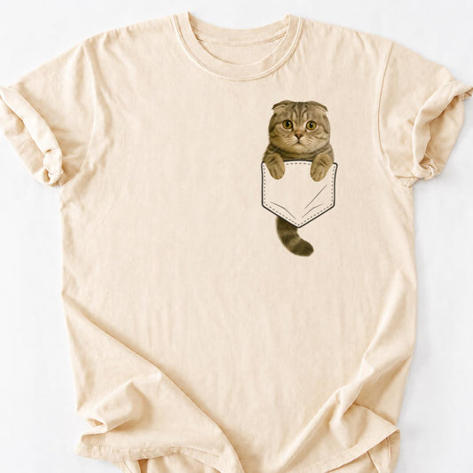 Scottish Fold - I Speak Cat Pocket Shirt