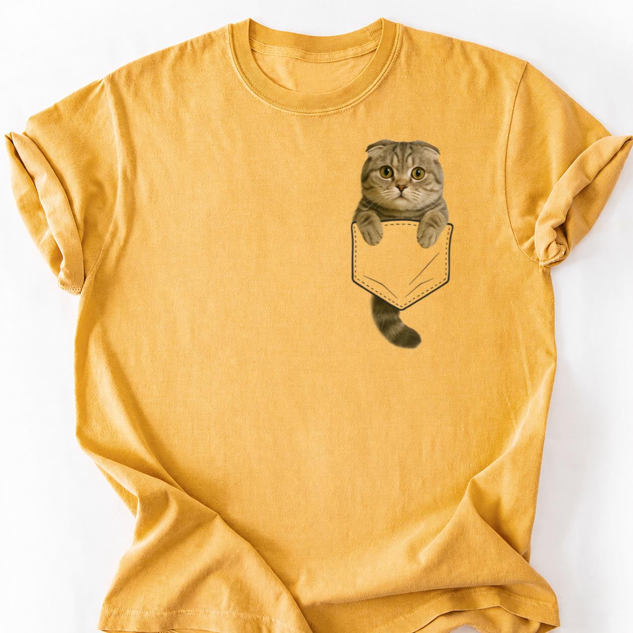 Scottish Fold - I Speak Cat Pocket Shirt