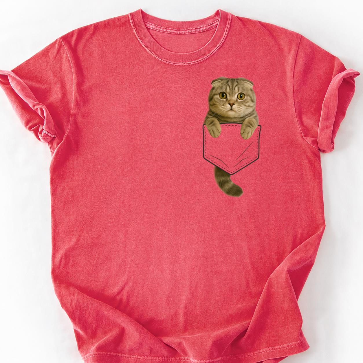 Scottish Fold - I Speak Cat Pocket Shirt