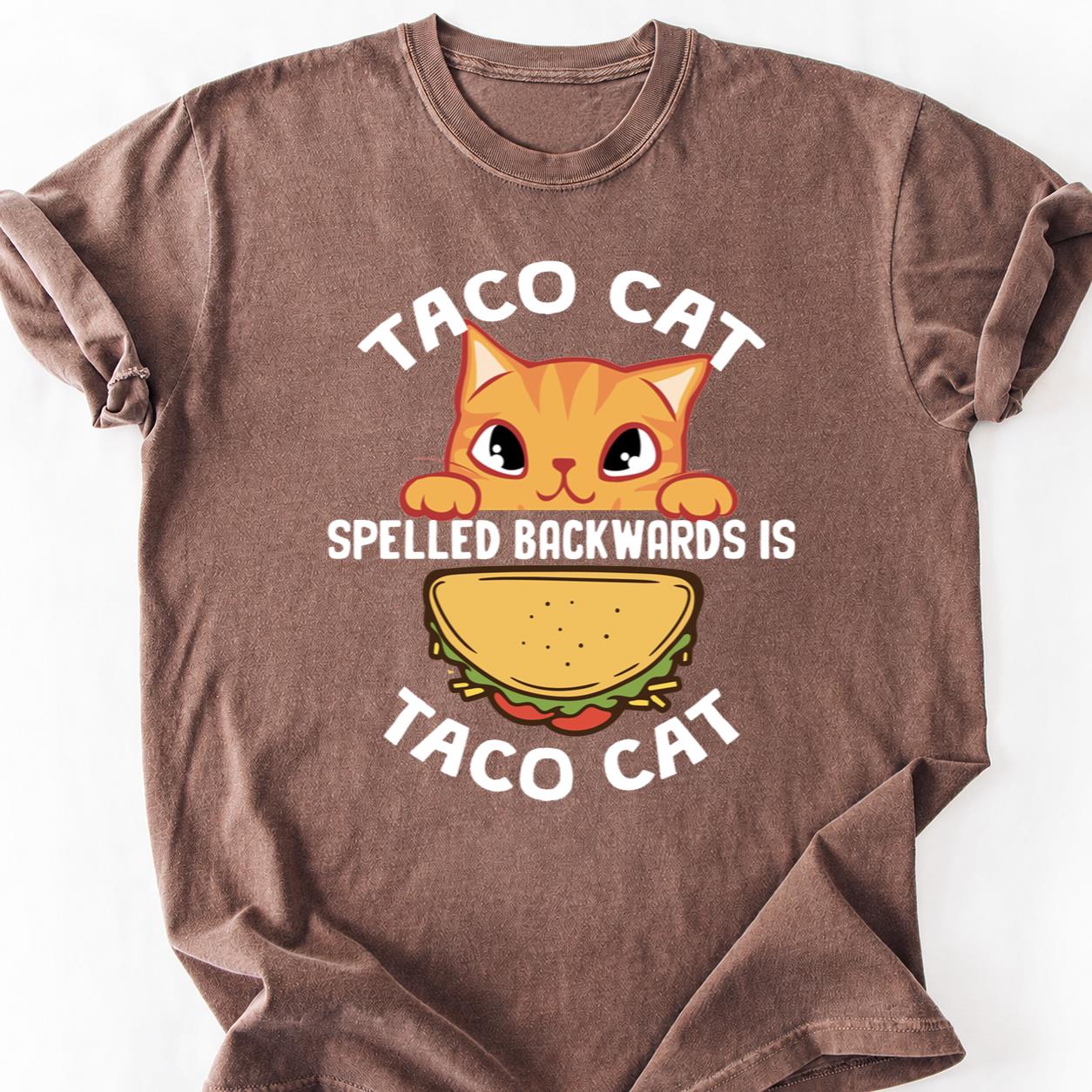 Taco Cat Kitten Peeking Tee