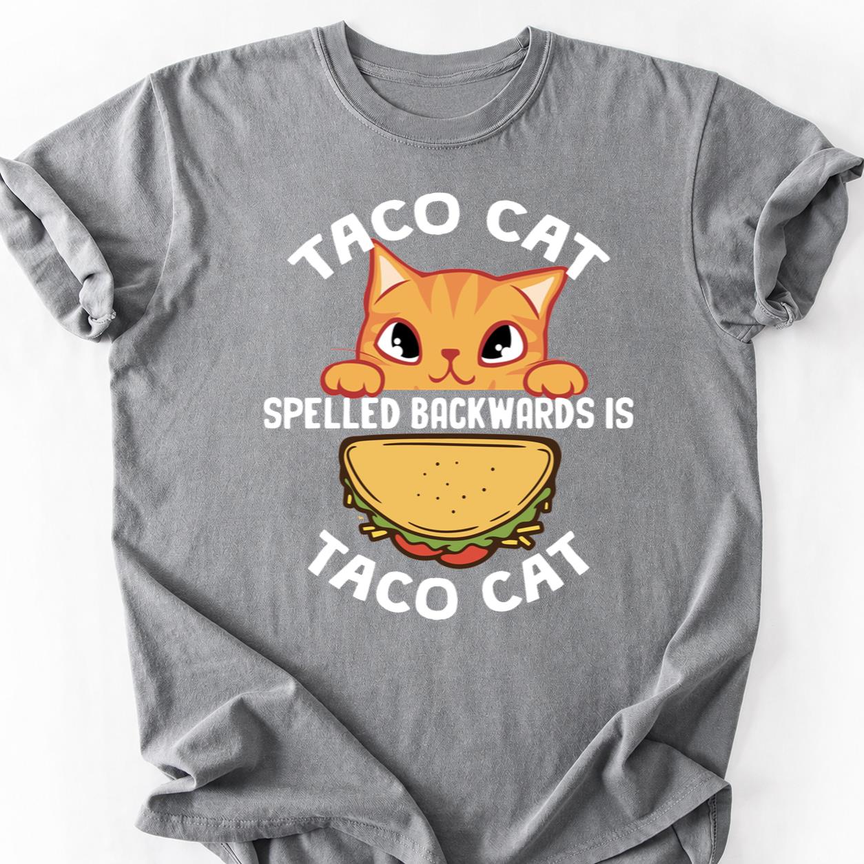 Taco Cat Kitten Peeking Tee