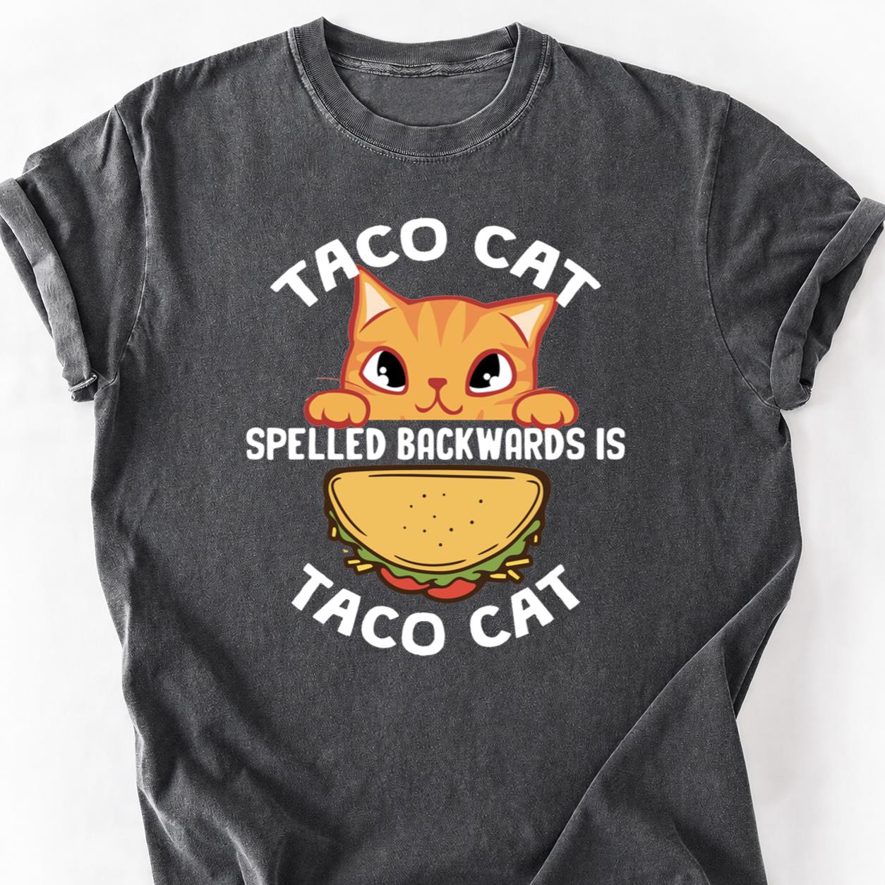 Taco Cat Kitten Peeking Tee
