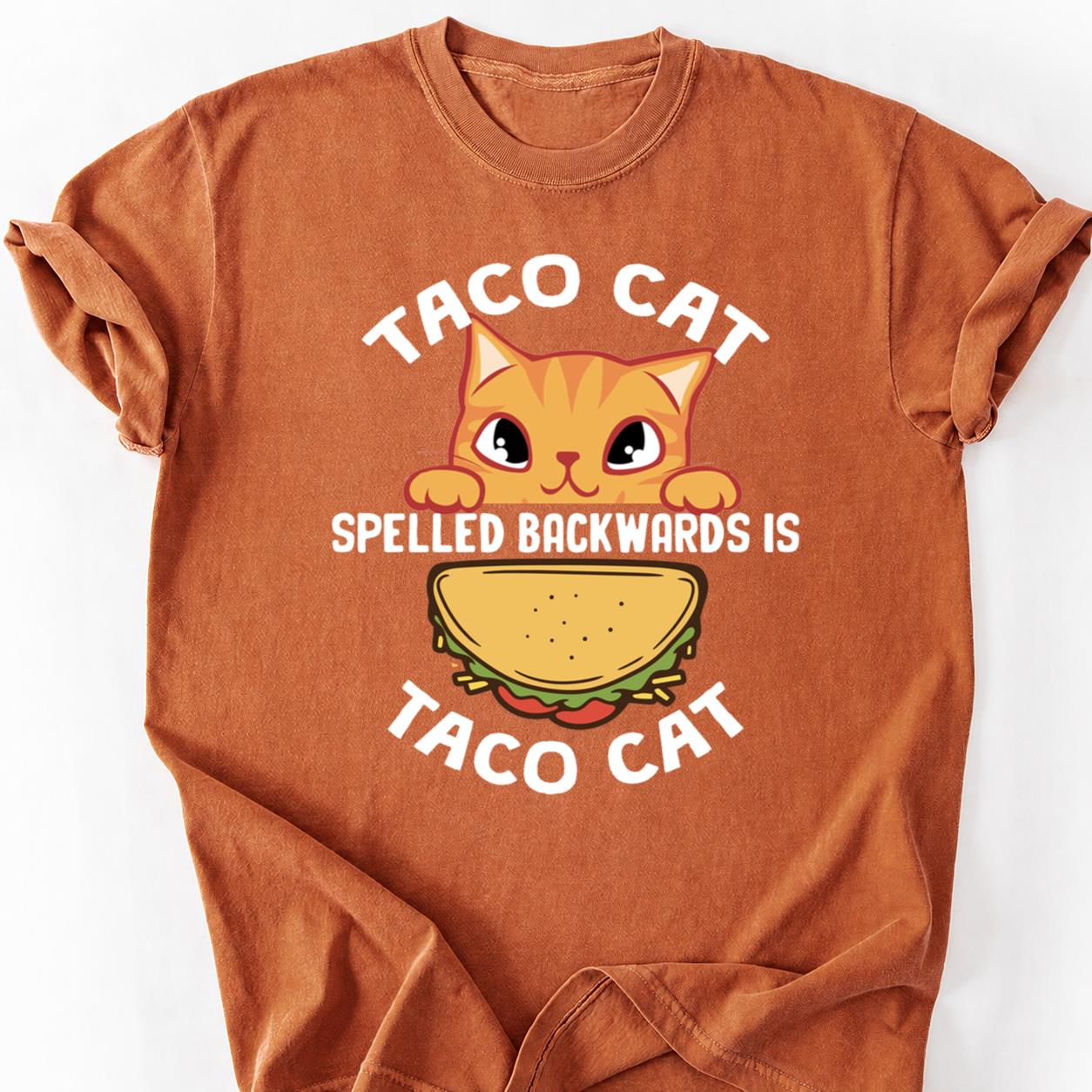 Taco Cat Kitten Peeking Tee