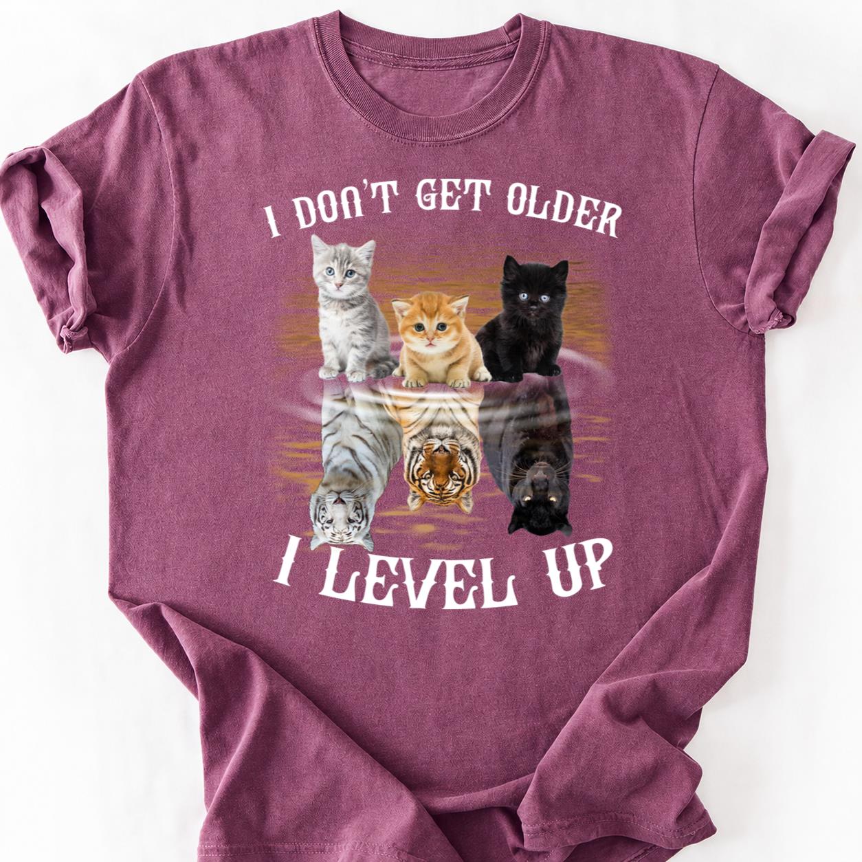 Tiny Cat Big Tiger Energy Tee