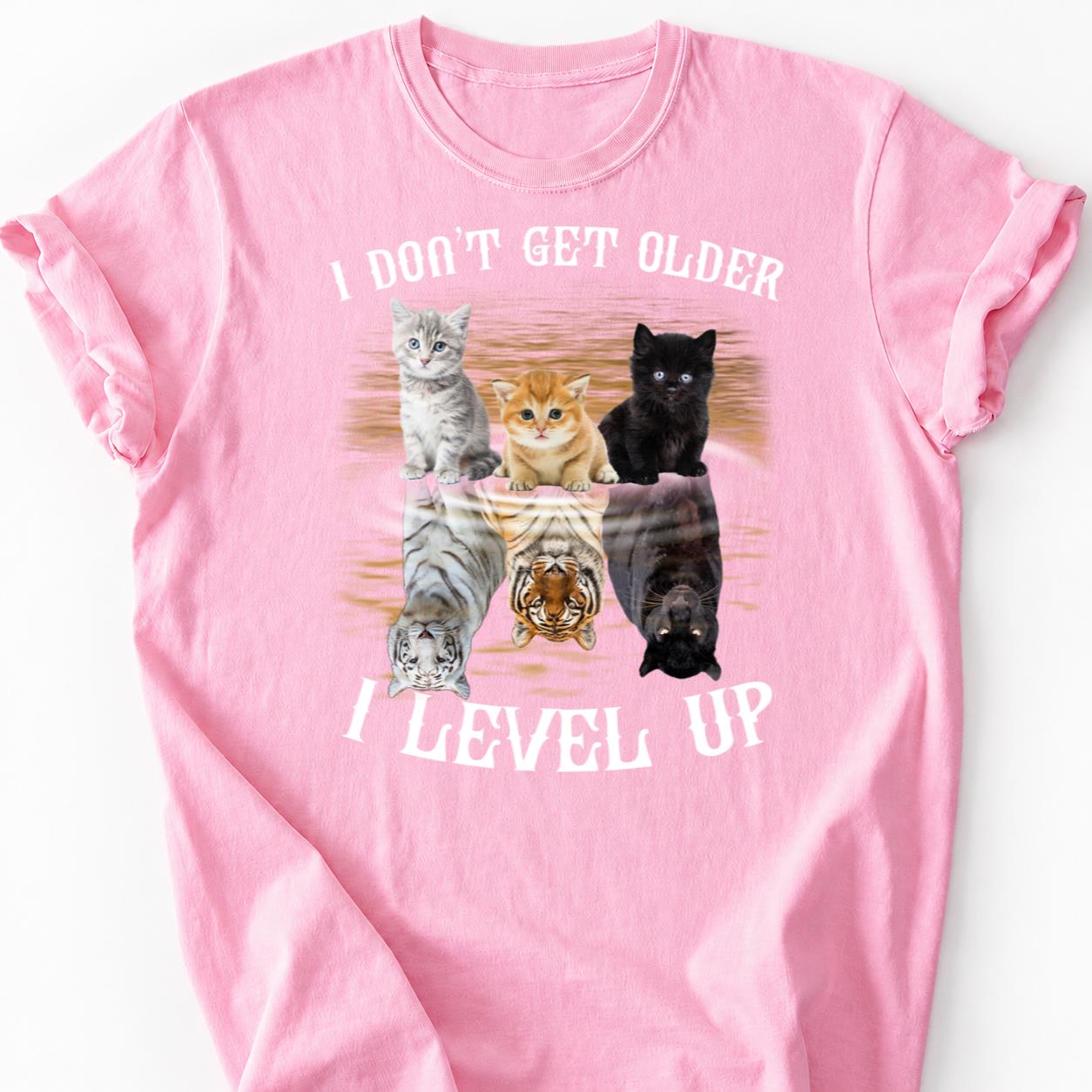 Tiny Cat Big Tiger Energy Tee