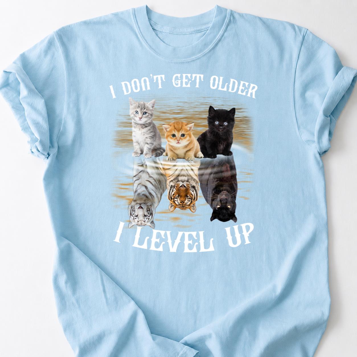 Tiny Cat Big Tiger Energy Tee