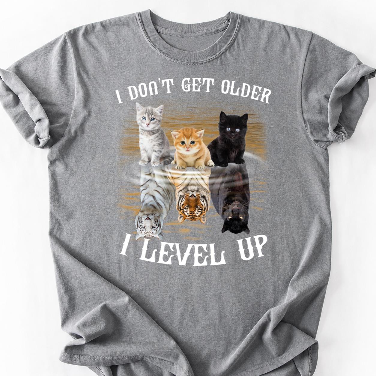 Tiny Cat Big Tiger Energy Tee