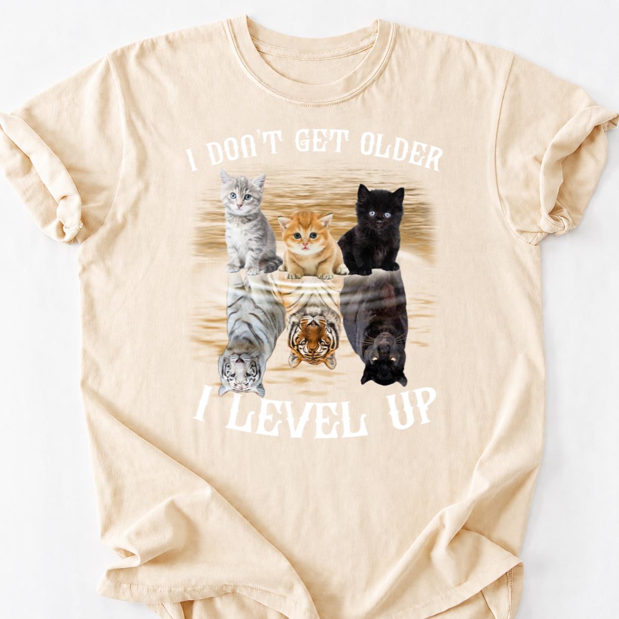 Tiny Cat Big Tiger Energy Tee