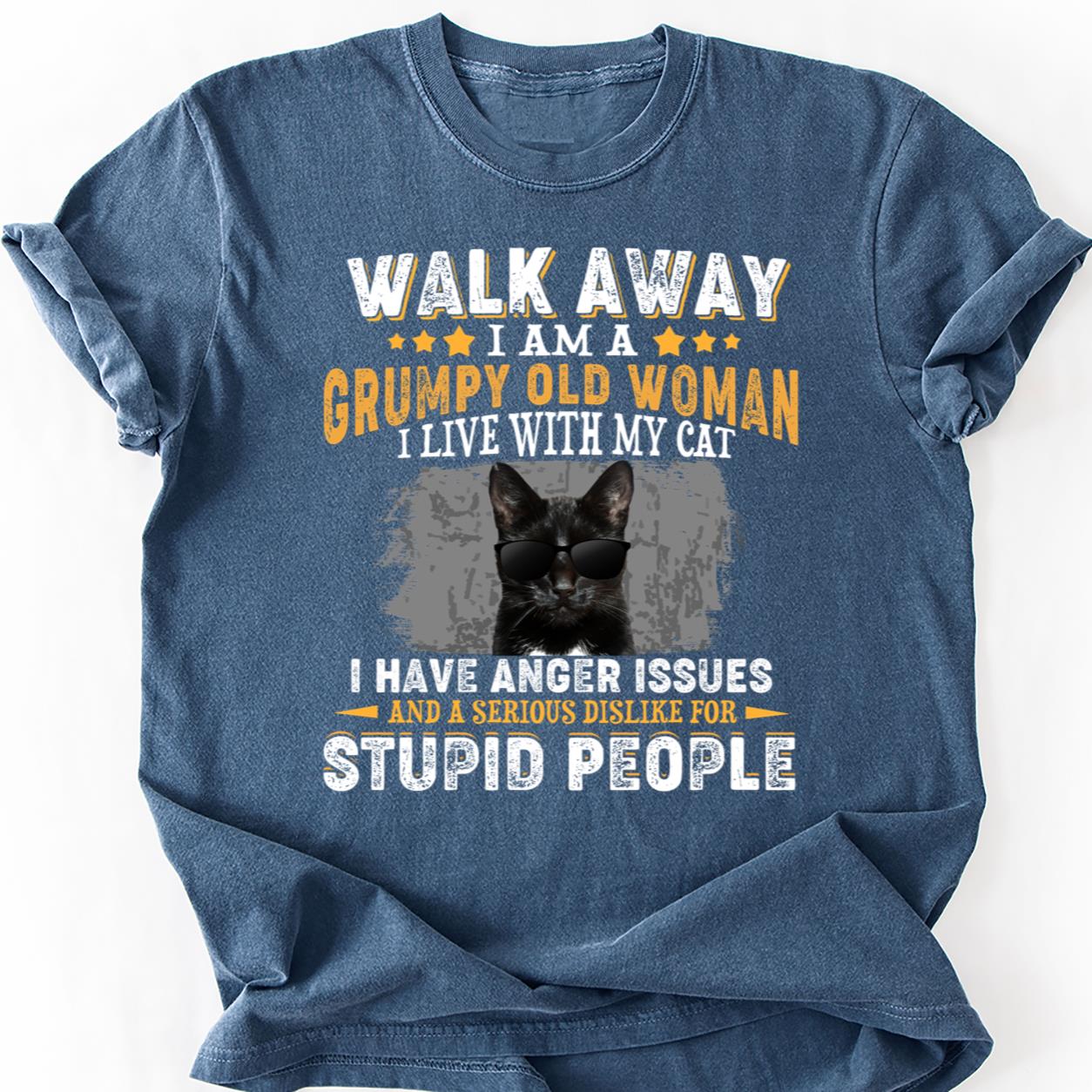 Walk Away I Live With My Cat Tee