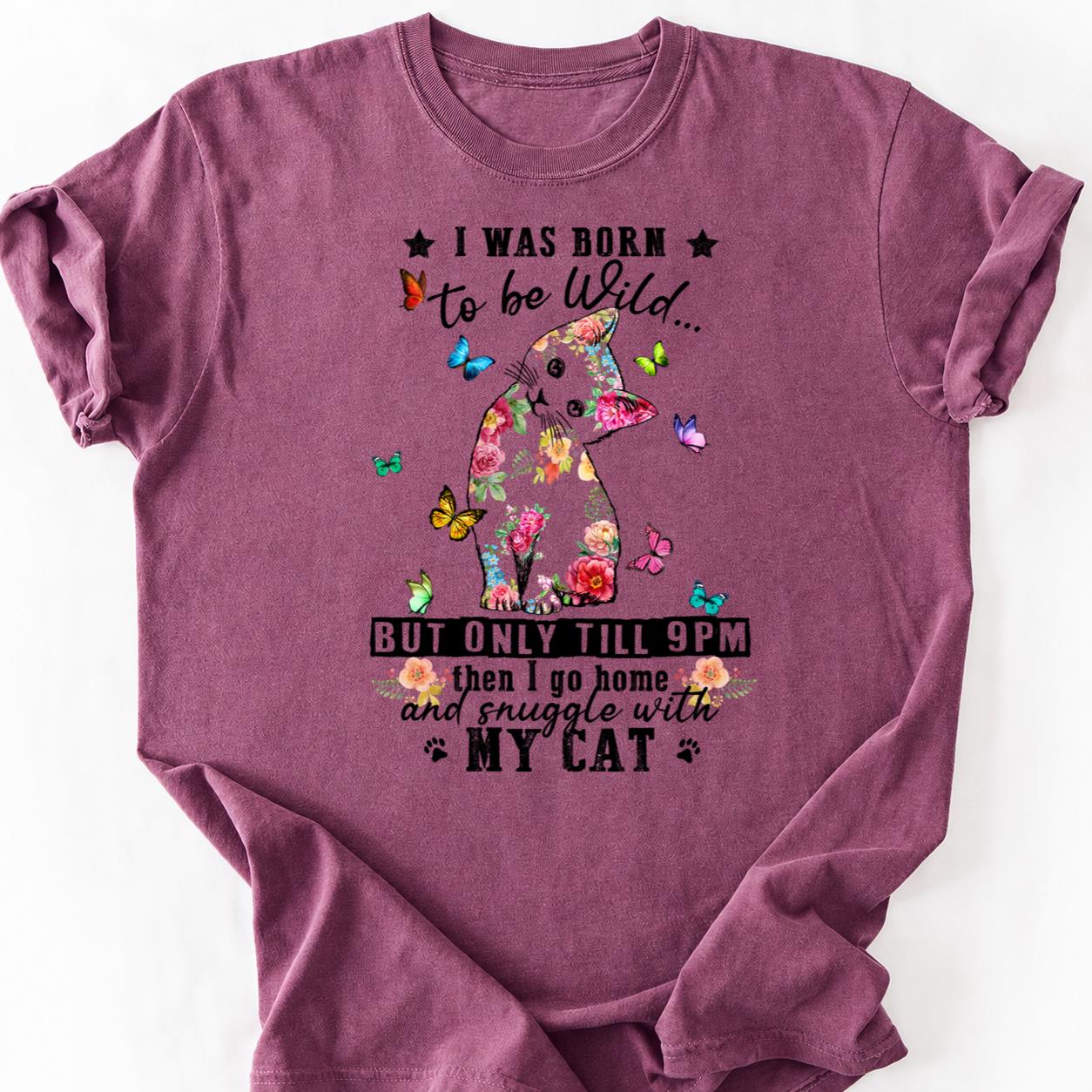 Wild And Free Floral Cat Tee