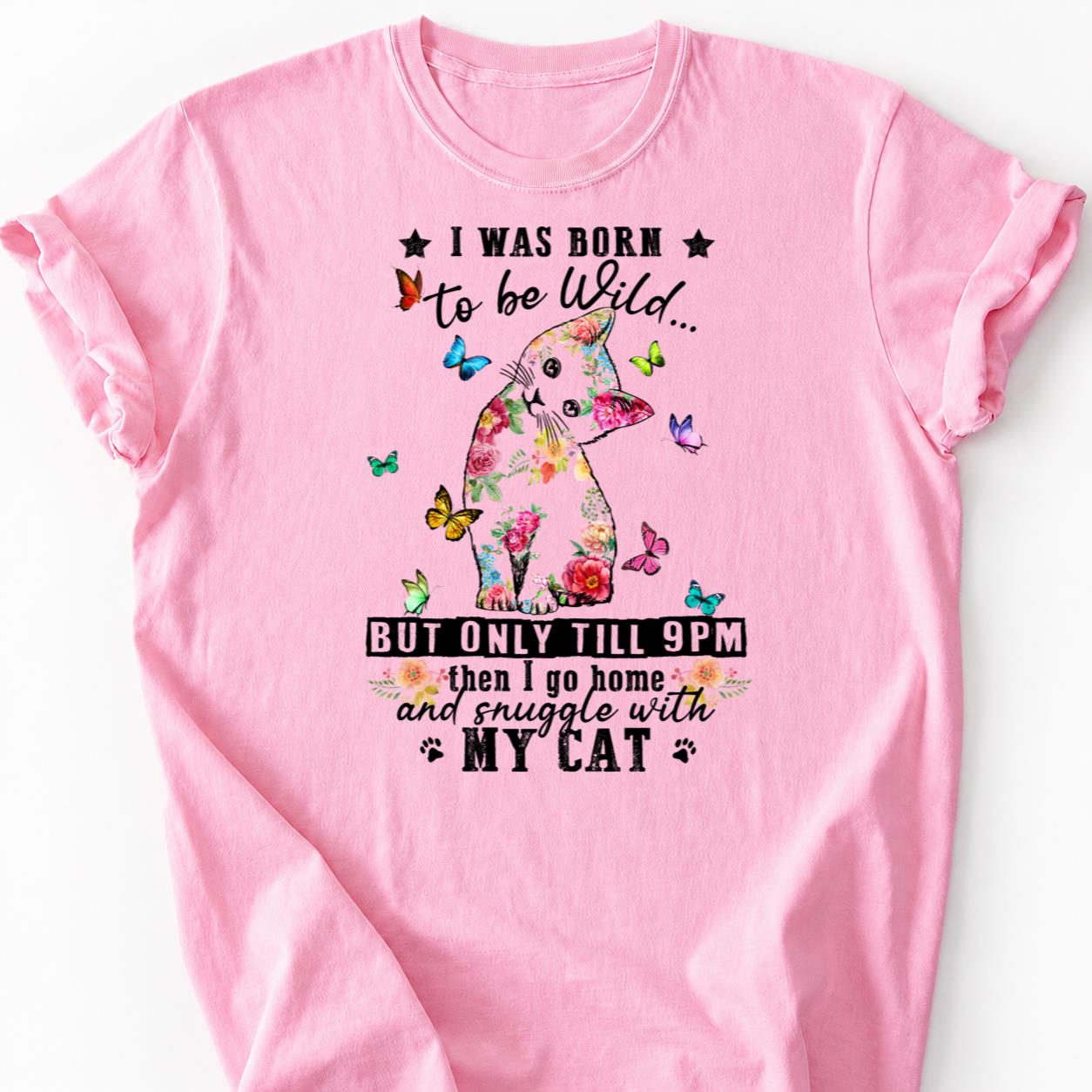 Wild And Free Floral Cat Tee