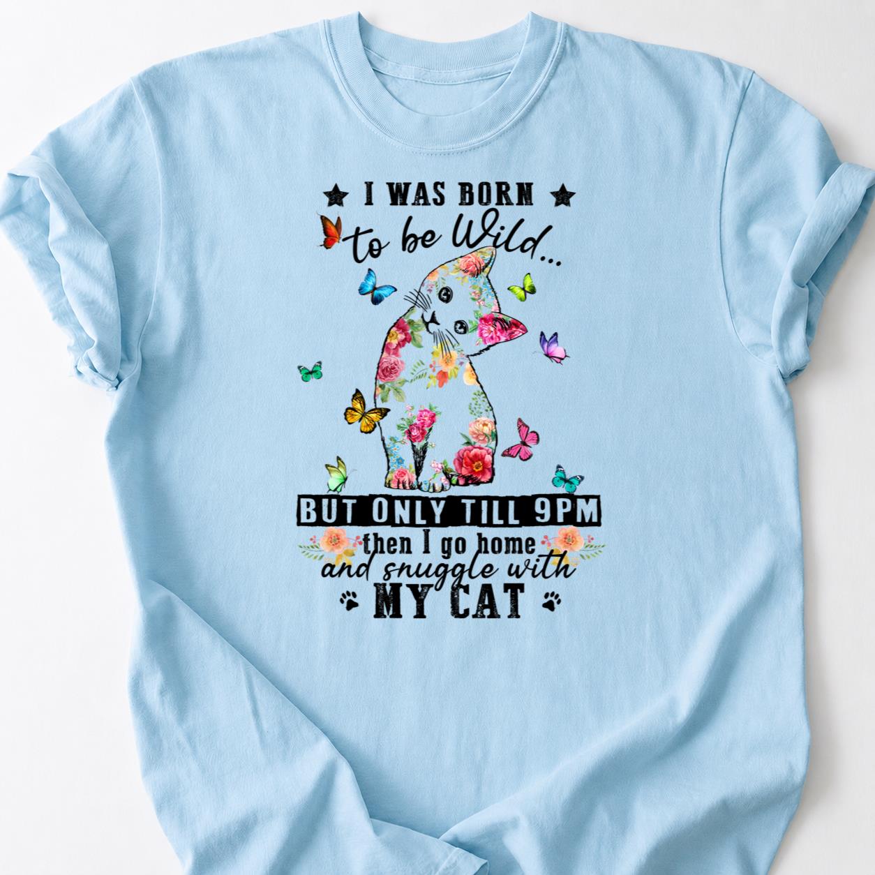 Wild And Free Floral Cat Tee