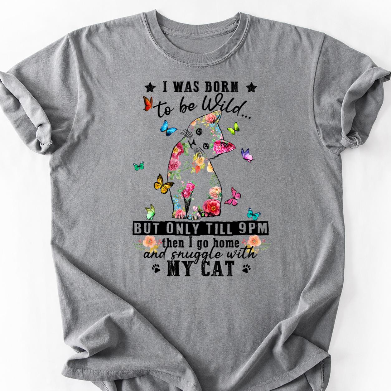 Wild And Free Floral Cat Tee