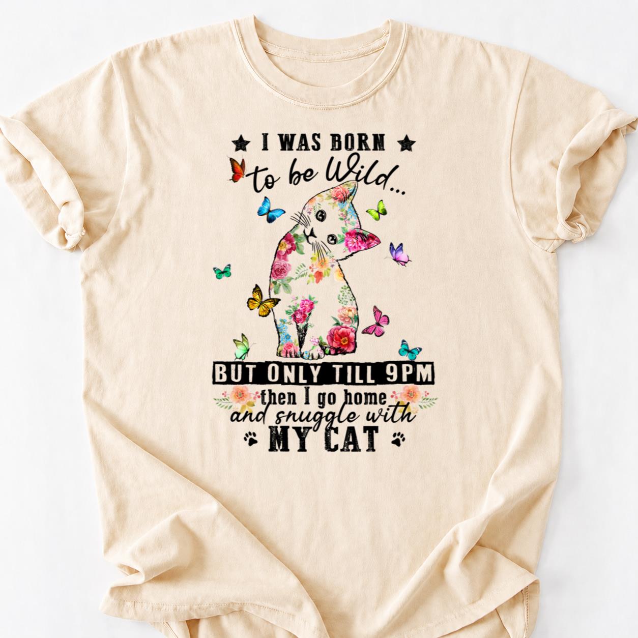 Wild And Free Floral Cat Tee