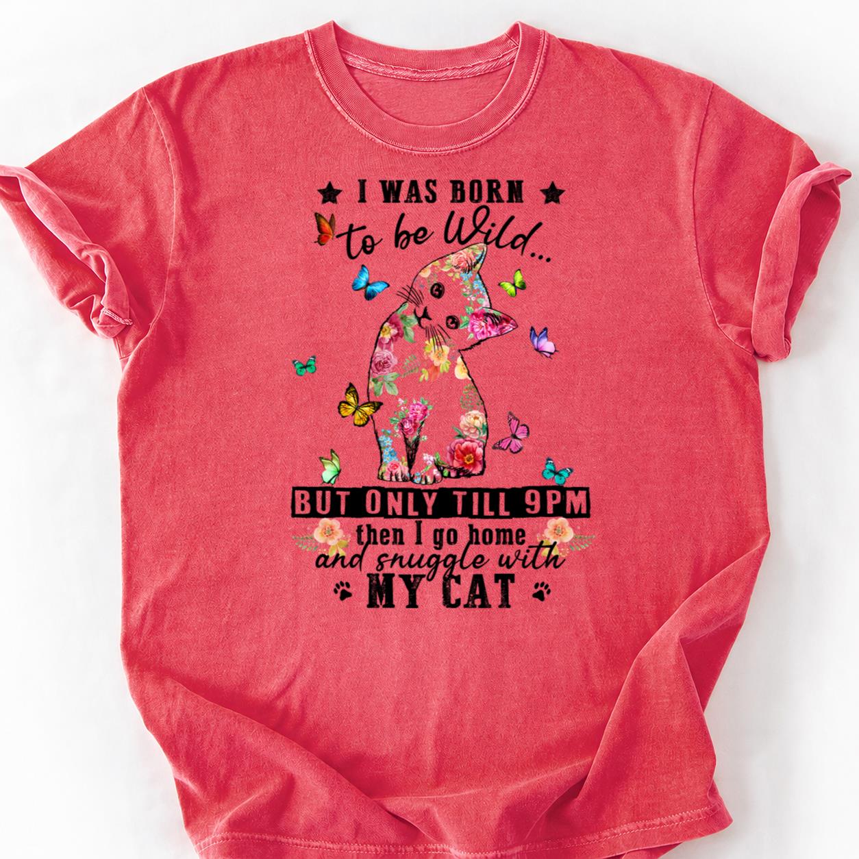 Wild And Free Floral Cat Tee