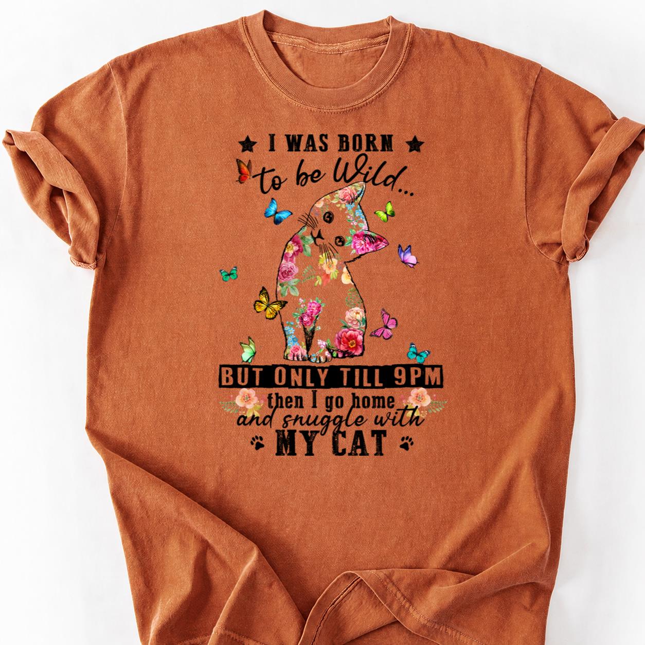 Wild And Free Floral Cat Tee